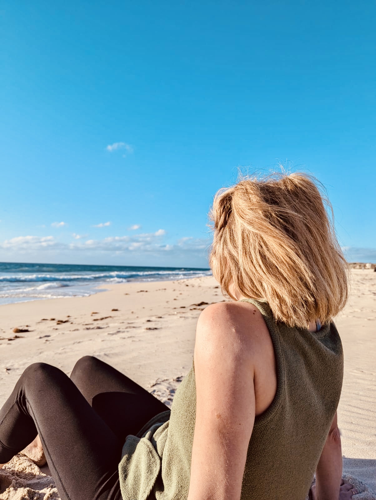 Blonde on a Road Trip